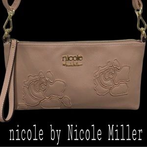 nicole by Nicole Miller Crossbody/Clutch, Mauve‎